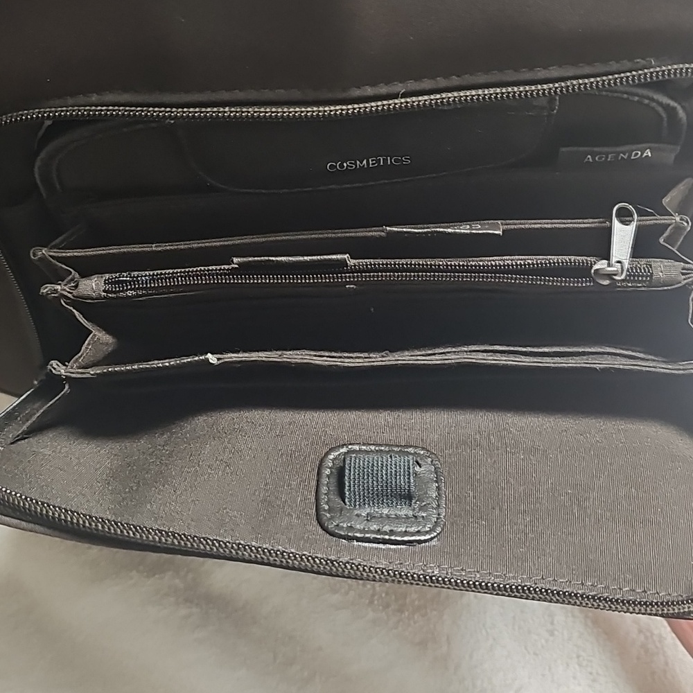 Rosetti Black Shoulder Bag with Silver Plaque - Picture 2 of 5